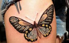 Татуировка бабочка Значение татуировки бабочки у древних народов